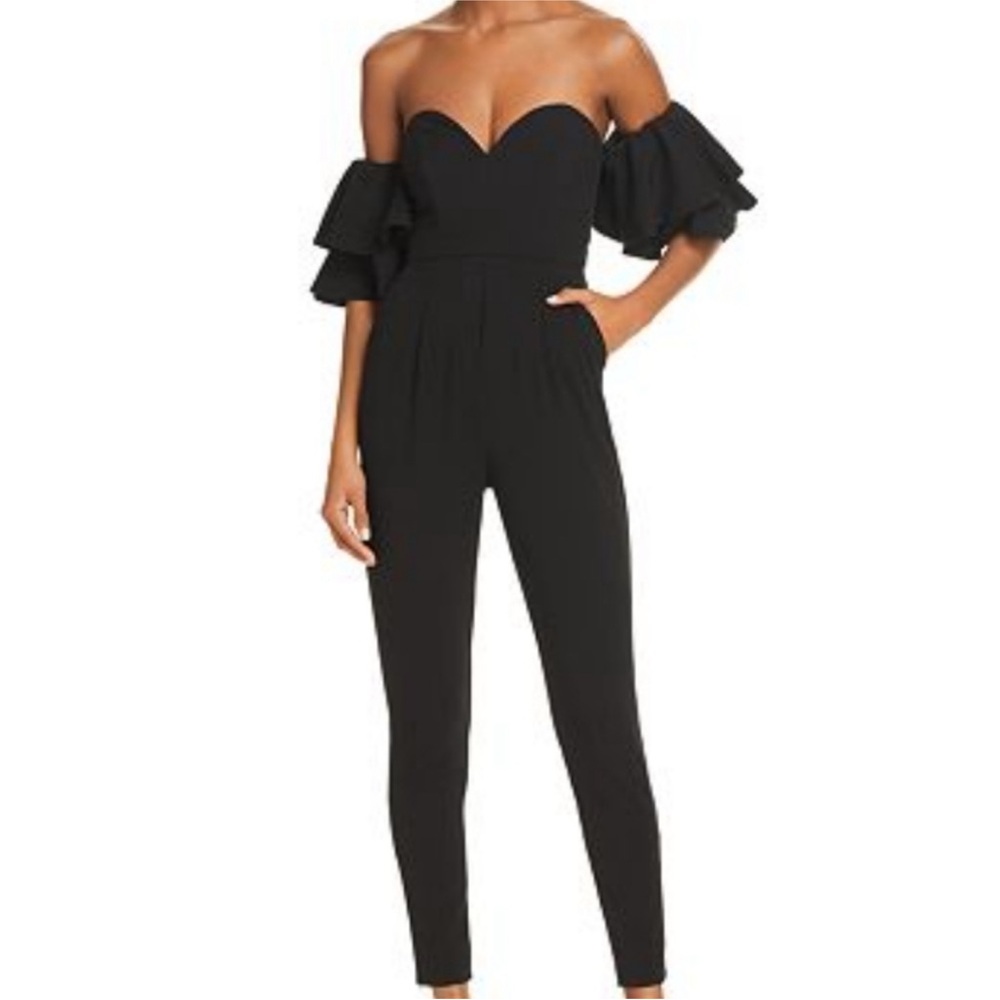 Fame And Partners The Garland Off-The-Shoulder Jumpsuit